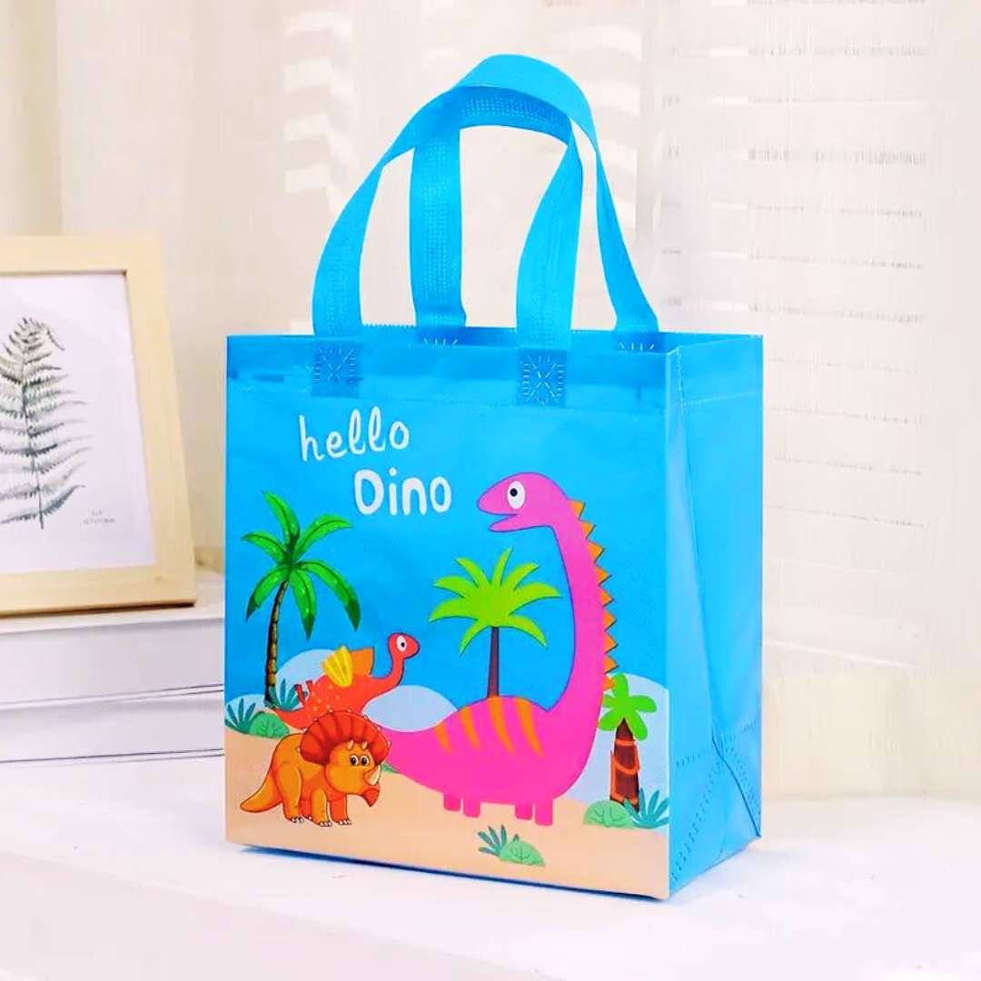 Multi-Purpose Reusable Hand Carry Bag for Kids – Dino, Mermaid, Unicorn, and Space-Themed Gift Bags for Return Gifts, Birthday Party Favors & More.