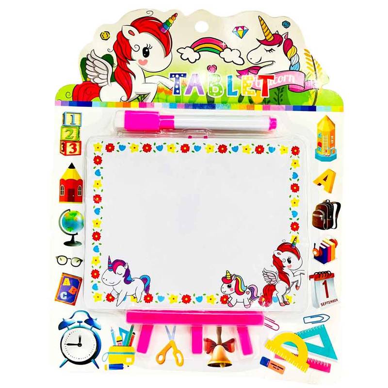 Kids’ Stationery Set – Whiteboard with Stand & Marker | Fun Learning Kit | Birthday Return Gift
