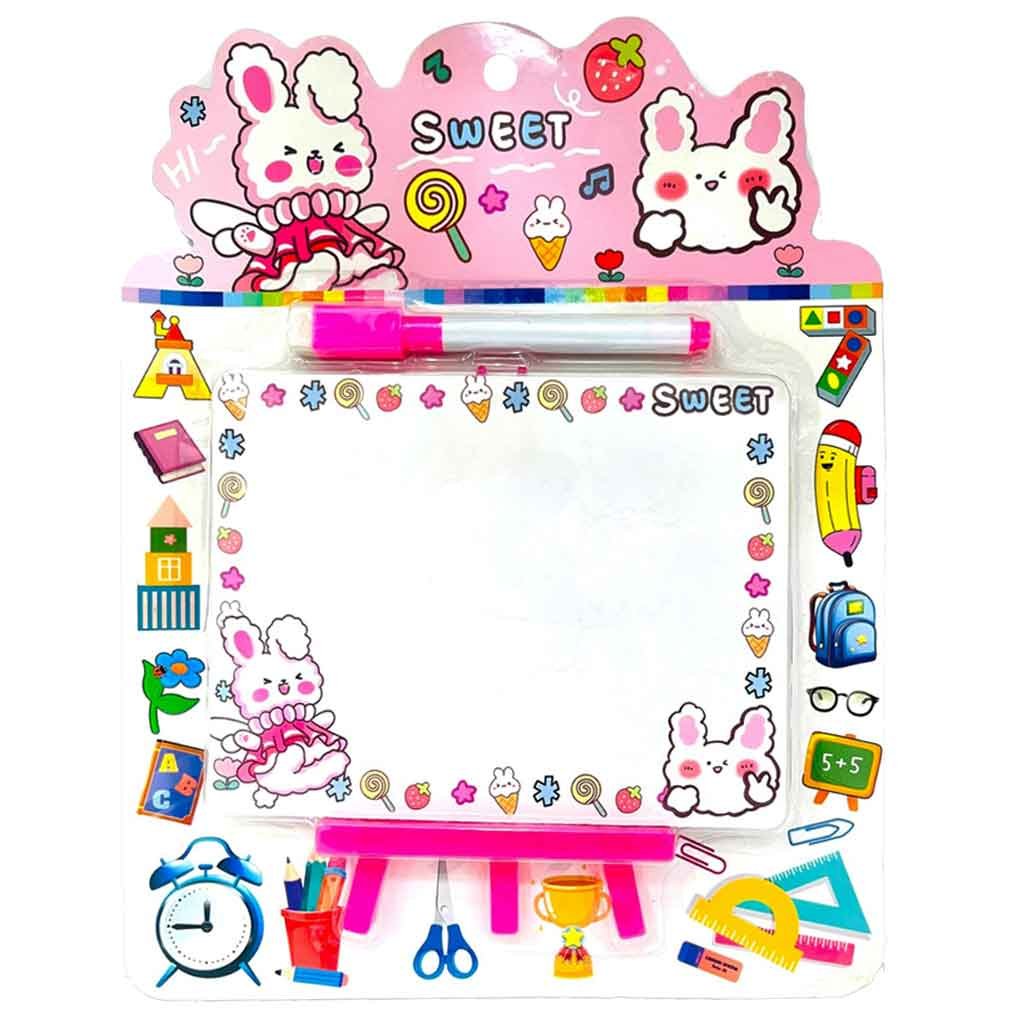 Kids’ Stationery Set – Whiteboard with Stand & Marker | Fun Learning Kit | Birthday Return Gift