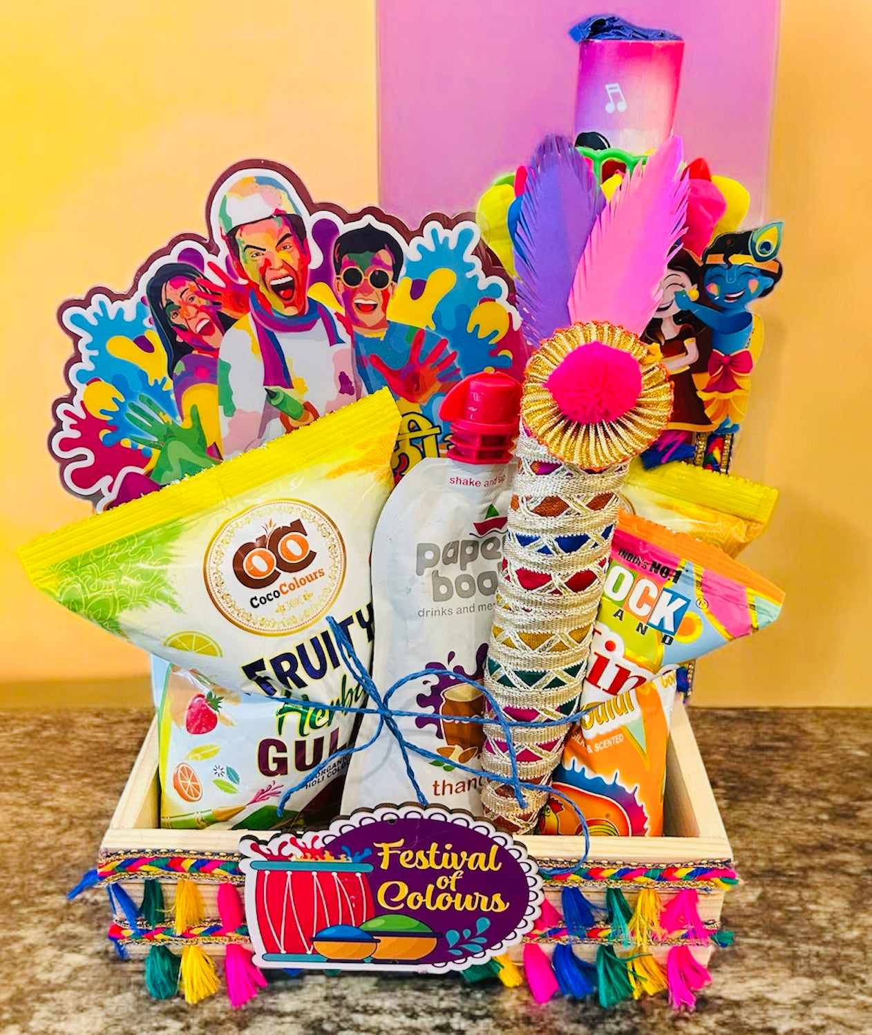 holi-gift-hamper-gujia-thandai-herbal-gulal-pichkari