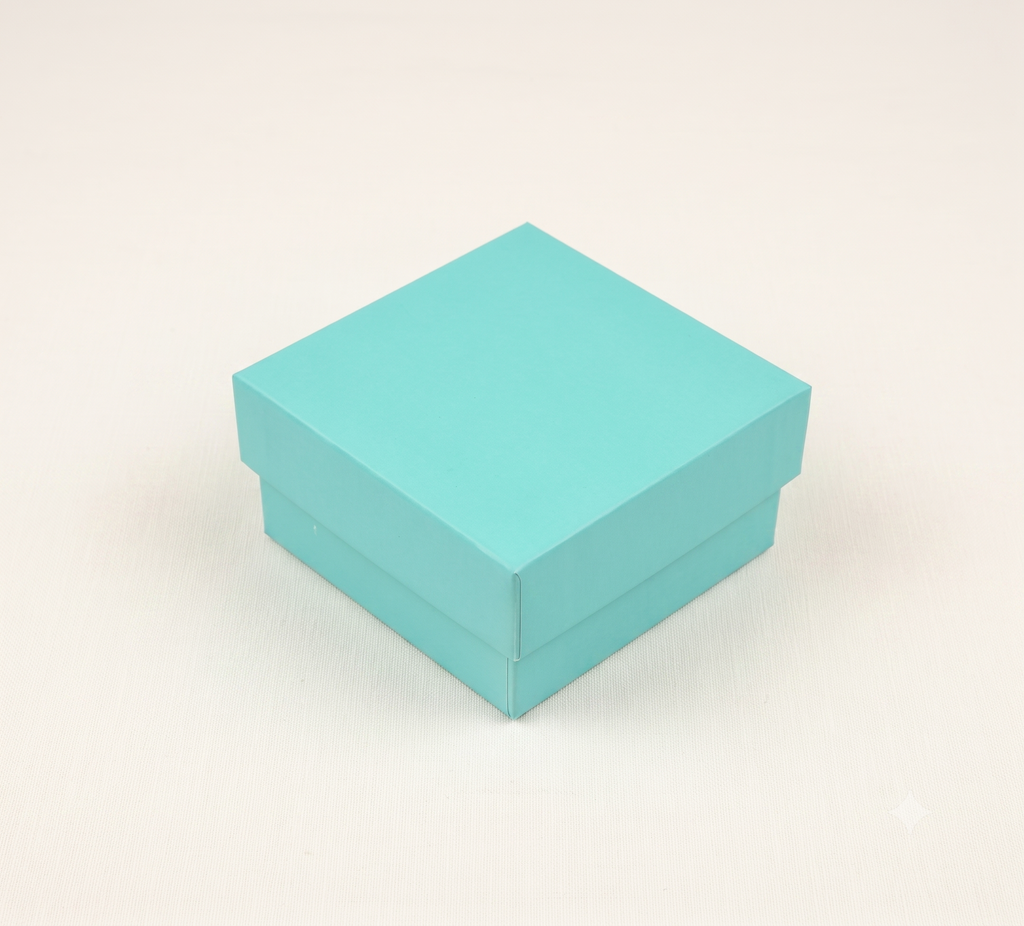 Elegant square gift box for engagement gifts and personalized presents