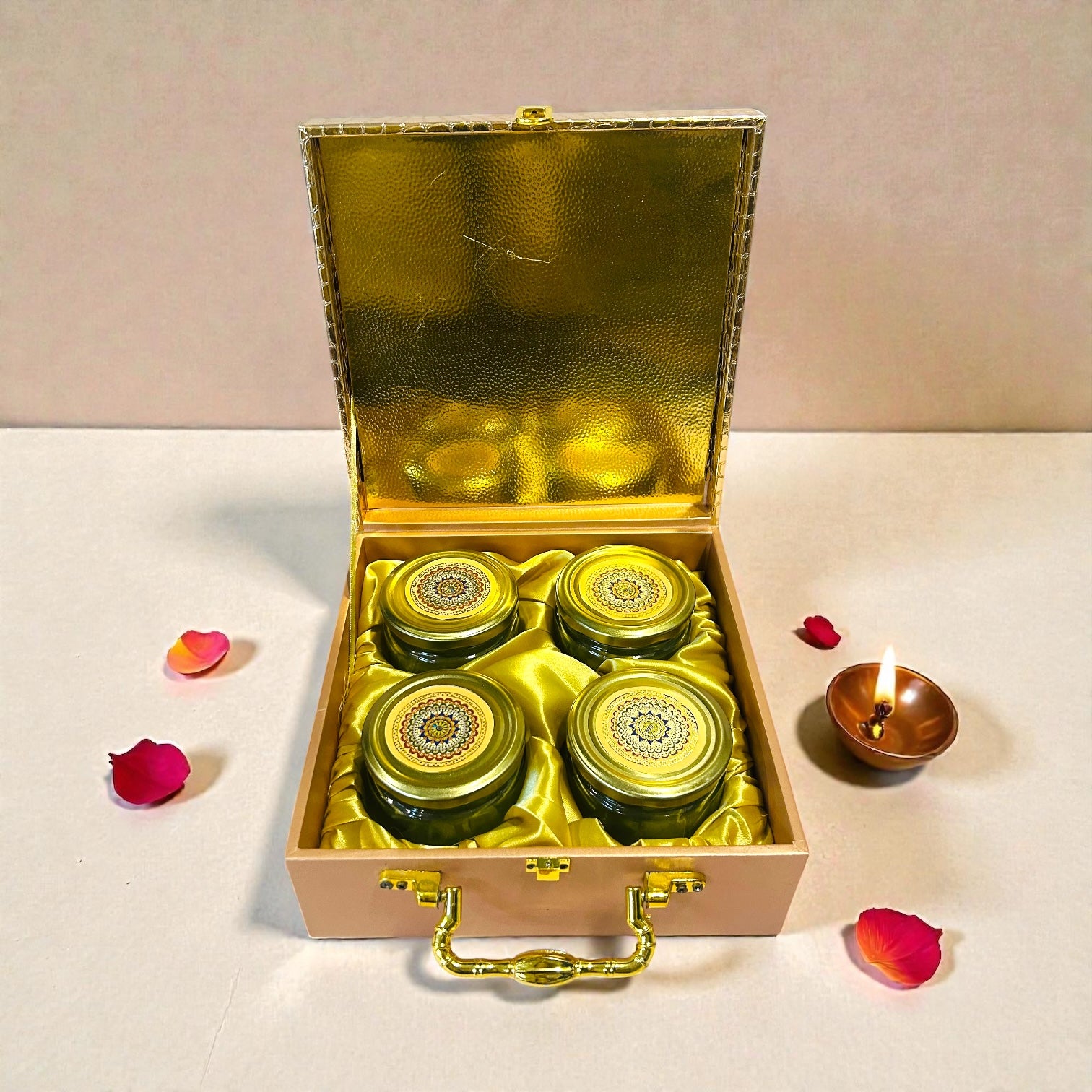 Premium leatherette dry fruit MDF gift box
