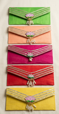 premium lotus V gota shagun envelope