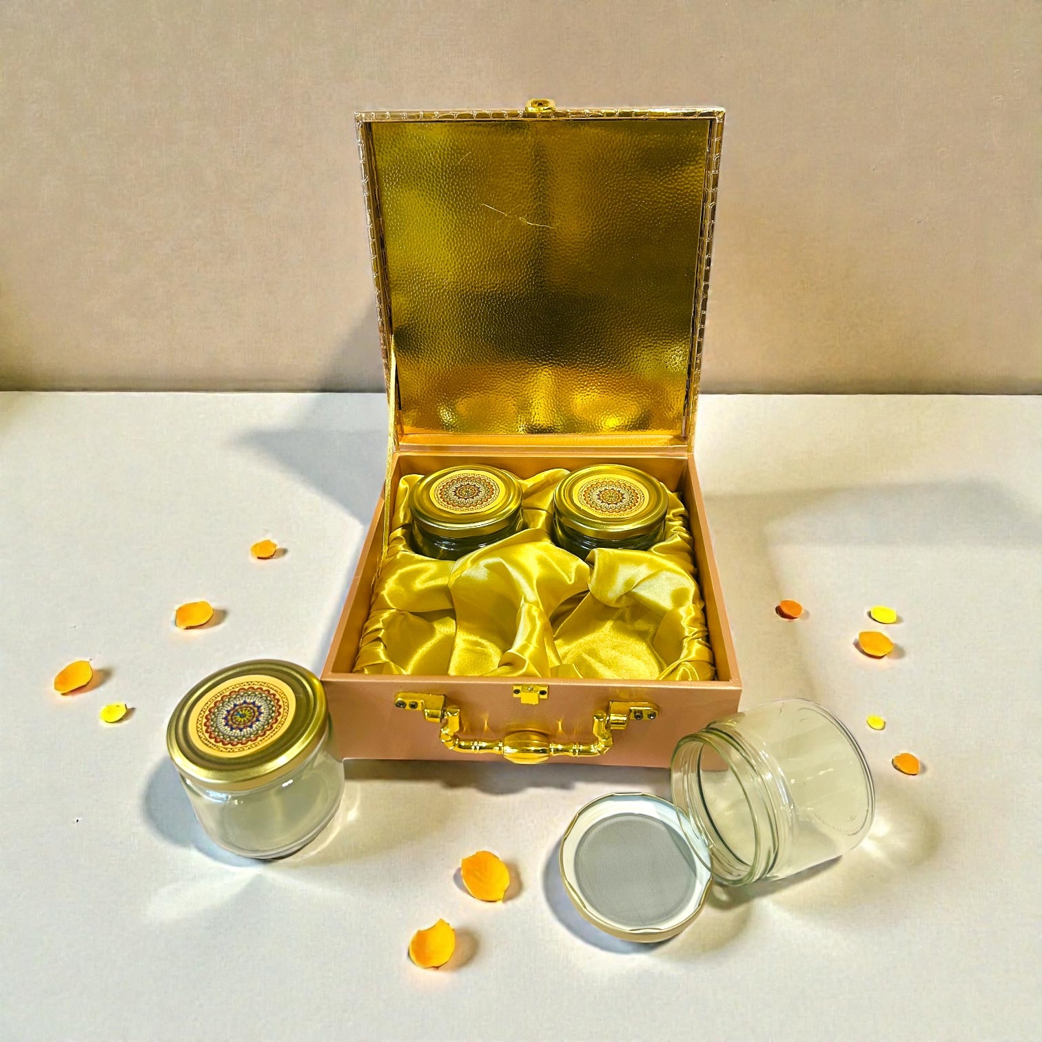 Elegant dry fruit gifting box for weddings and Diwali
