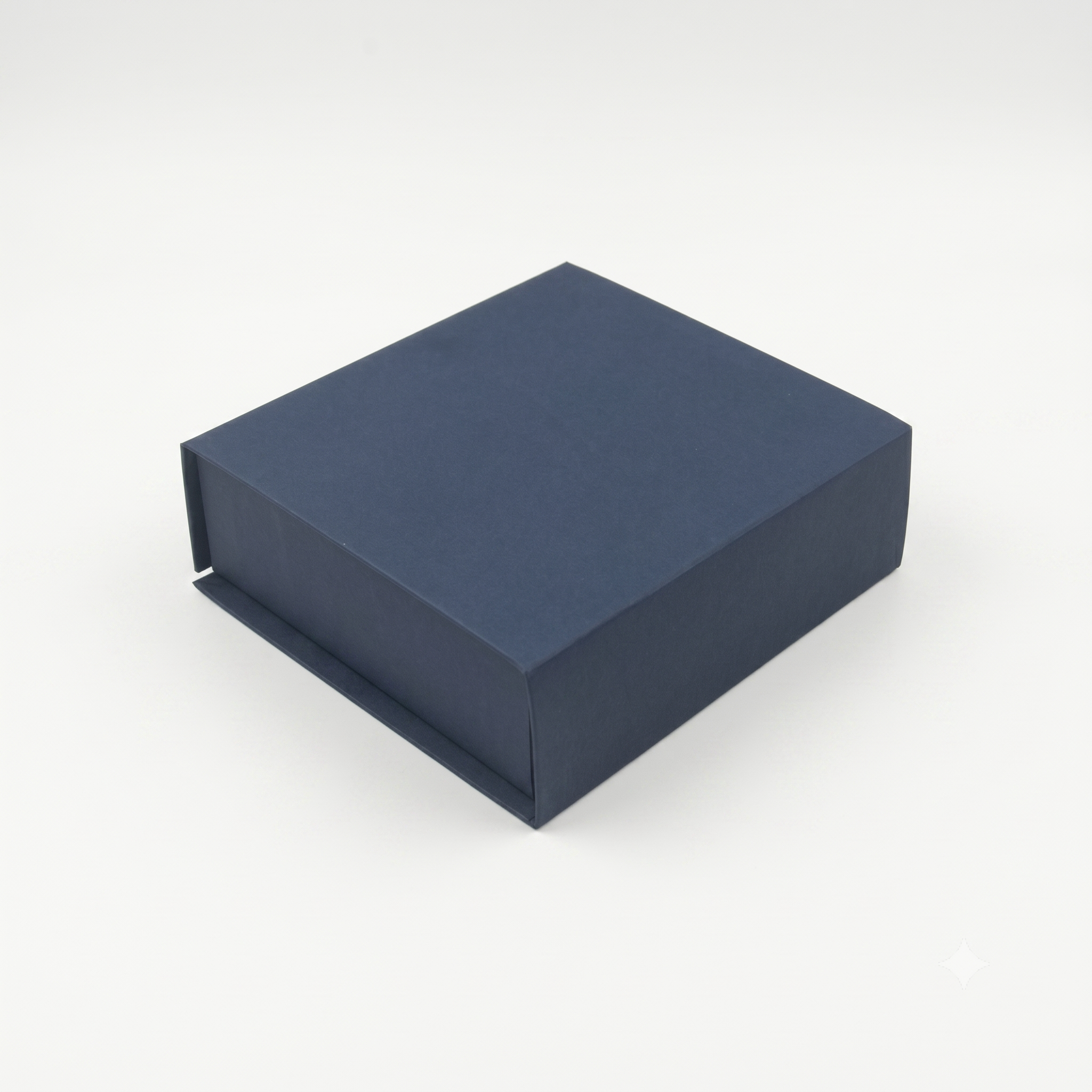 Luxury rigid gift box with magnetic flap closure for corporate gifts and wedding favors
