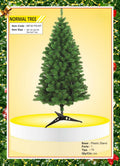 30 cm mini Christmas tree with plastic stand for home and office décor.