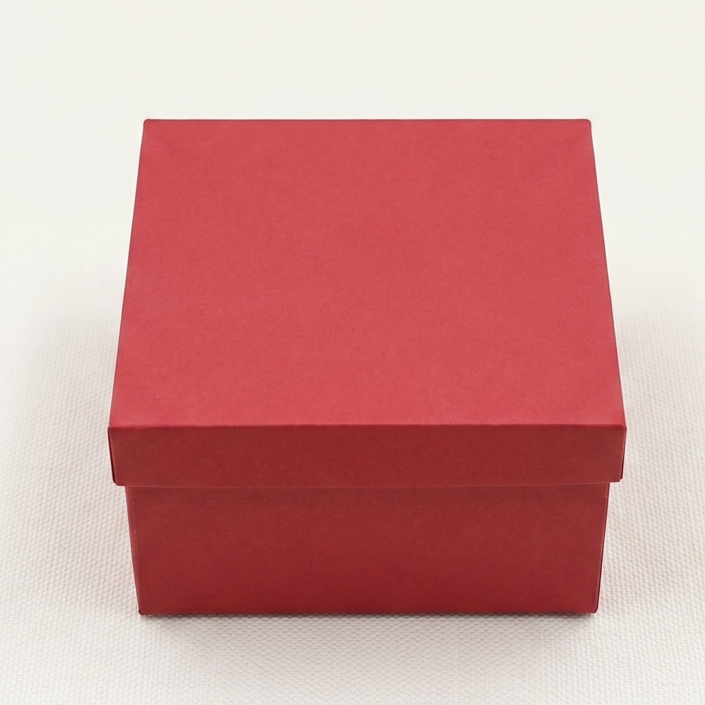 Mini empty gift box measuring 2.3x2.3x1.6 inches available in multiple colors