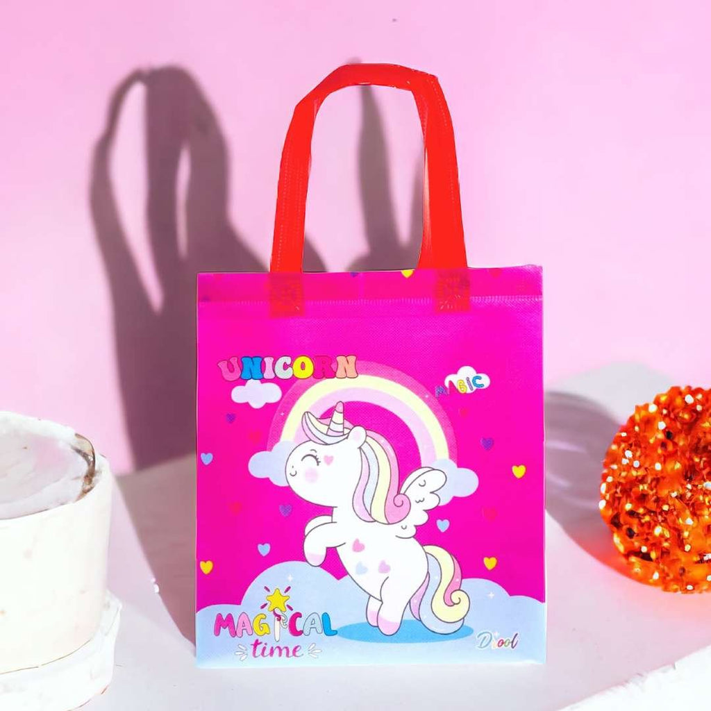 Multi-Purpose Reusable Hand Carry Bag – Dino, Mermaid, Unicorn, Space-Themed Gifting Bags for Kids’ Return Gifts