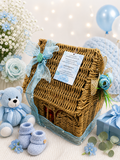 Hut shaped baby shower return gift hamper