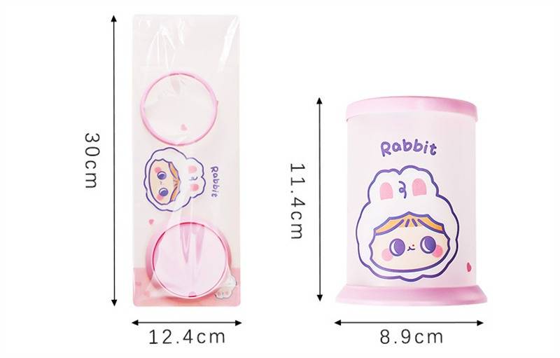 Plastic Pen Stand Holder – Cute Cartoon-Themed Desk Organizer | Kids Birthday Return Gift