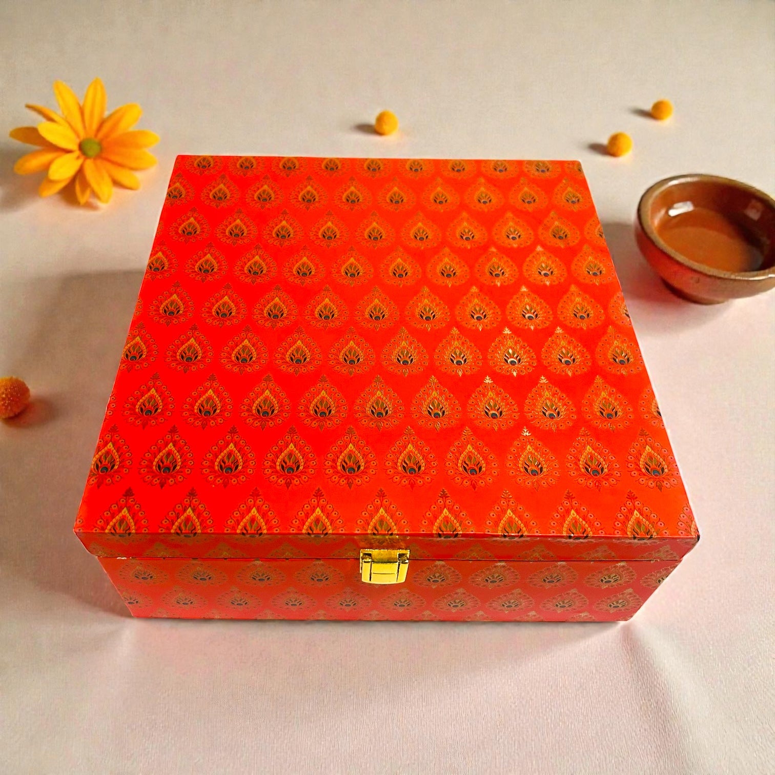 Festive dry fruit hamper for weddings and Diwali