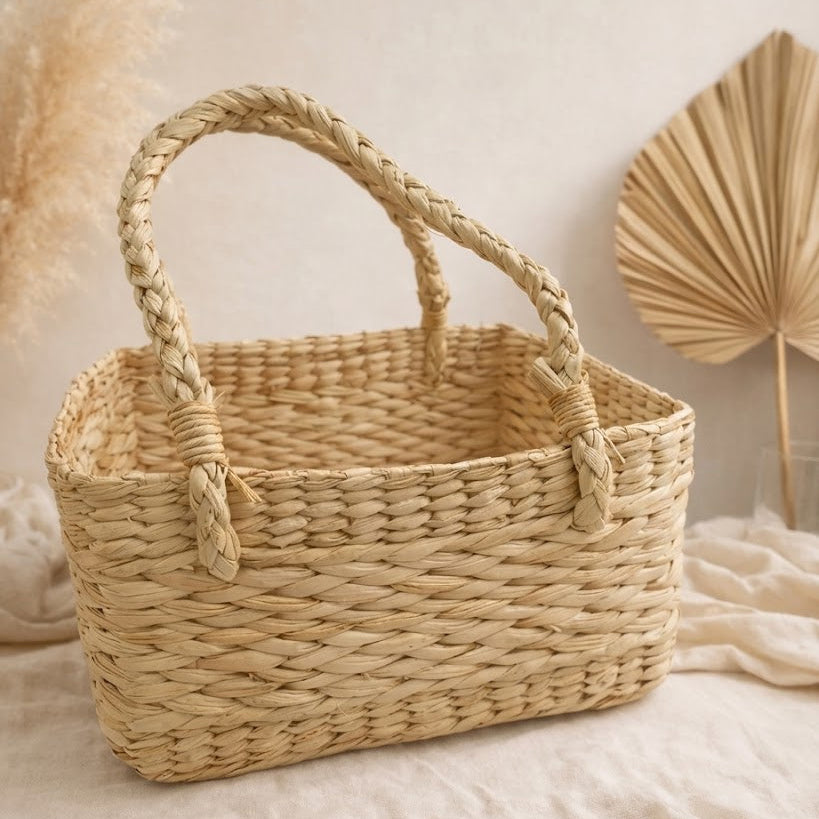 premium handcrafted kauna hamper basket