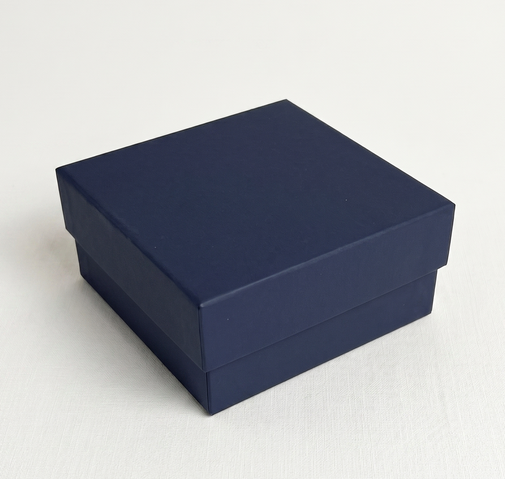 Navy Blue gift packaging box for jewelry, chocolates and wedding favors
