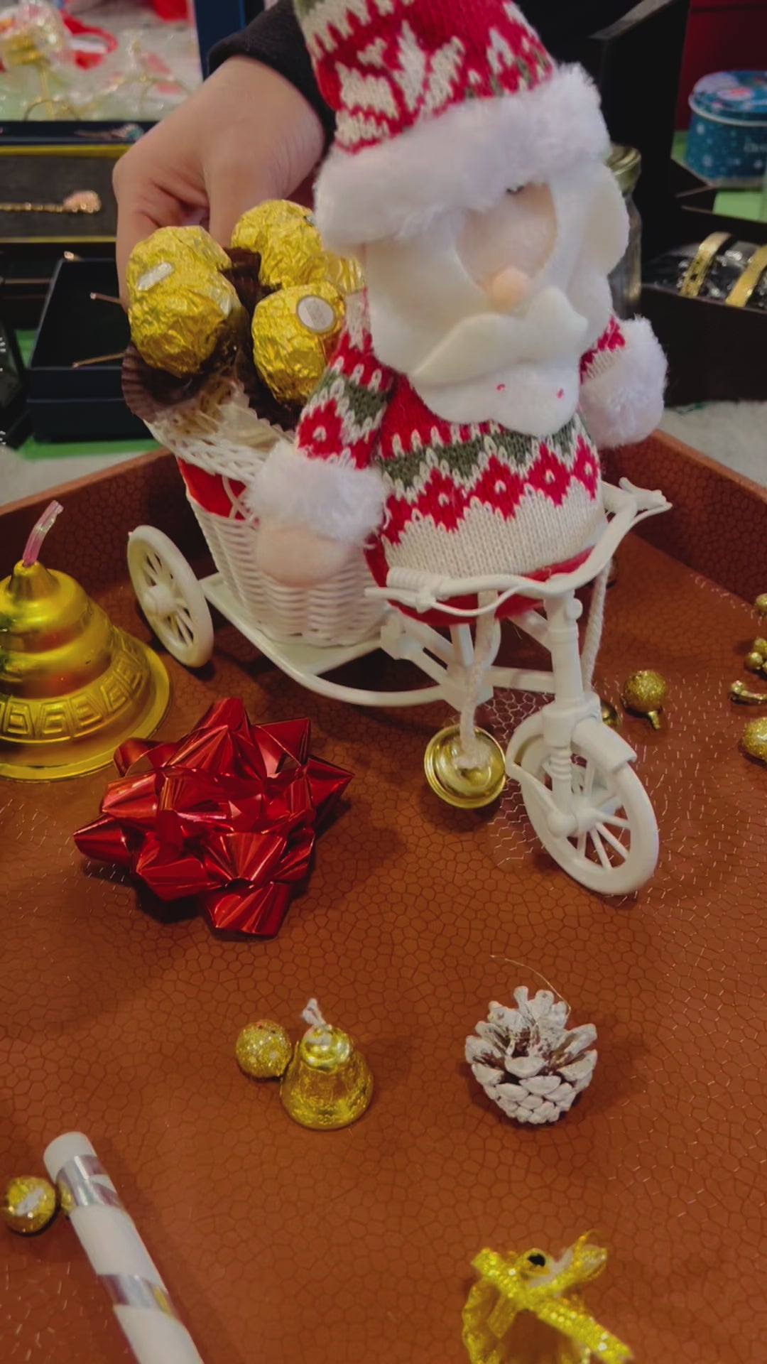 Festive Christmas Hamper – Santa-Themed Cycle with Ferrero Rocher