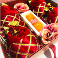 premium dry fruit ribbon hamper