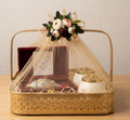 Royal shank premium gift hamper in metal basket