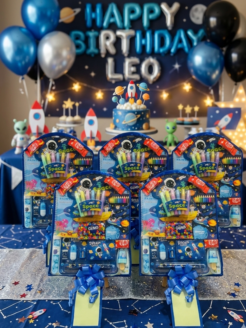 Customized birthday return gift in trendy candy packaging