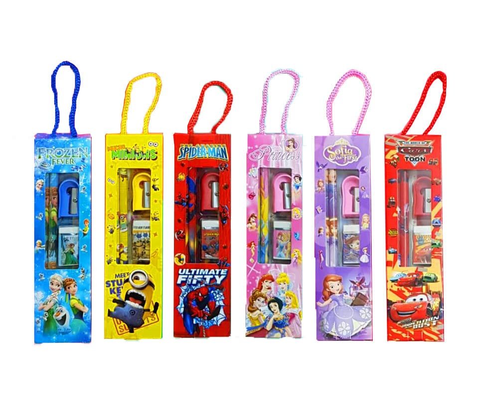 Stationery Gift Set for Kids – Fun & Educational Mix Designer Set | Perfect Birthday Return Gift