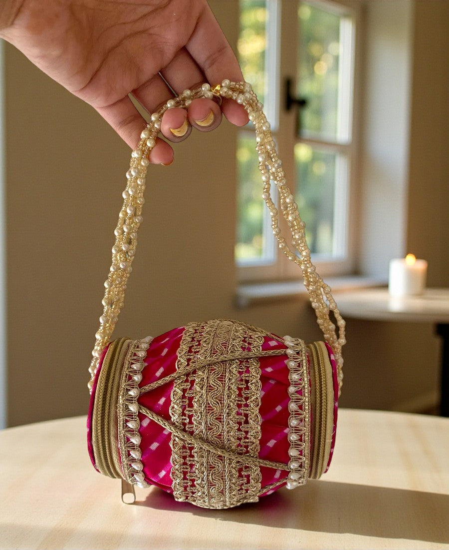 Potli bag for wedding return gifts, Haldi/Mehendi favours and festive occasions.
