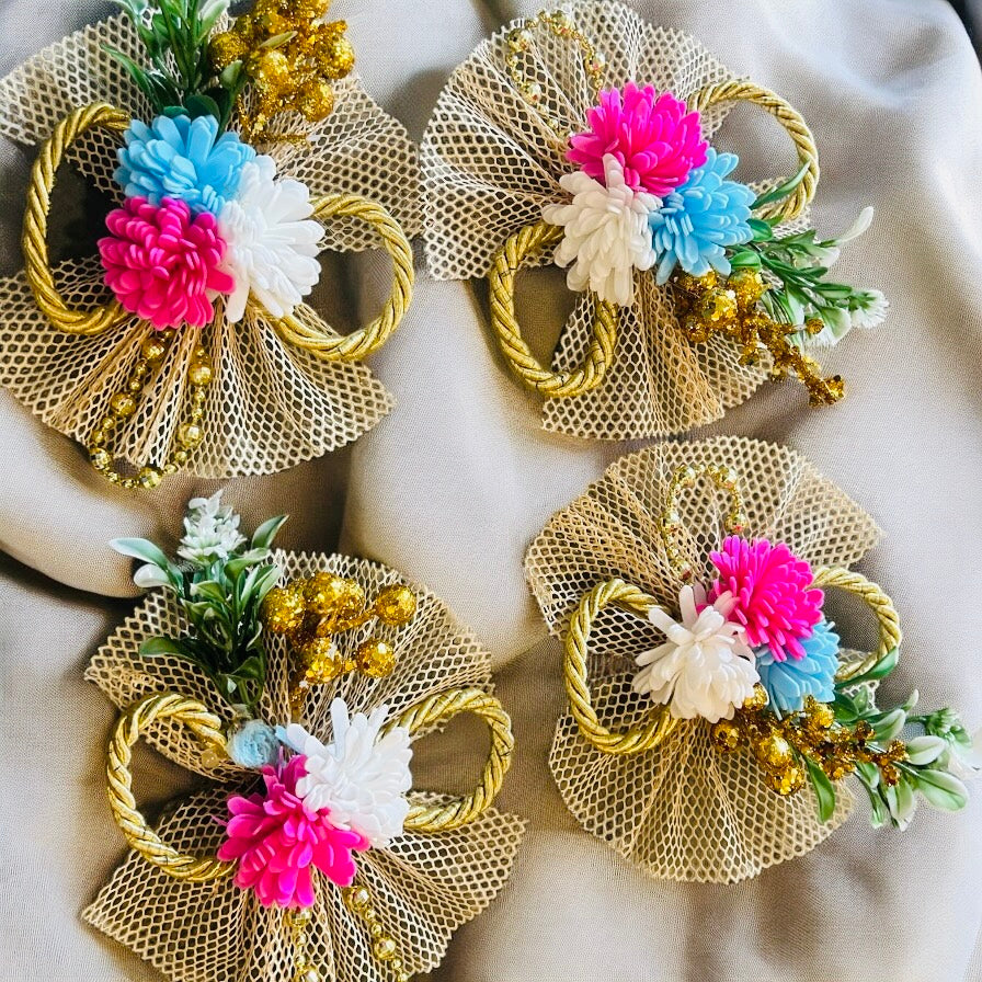 Foam Artificial Carnation Flower Bunch – Assorted Color Gift Packing & Decoration Material by Wrap Shap