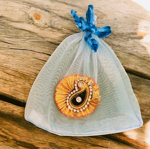 Small Potli Batwa Bags for Gifting Dry Fruits, Coins, Jewellery – 3x4 Inches | Festive & Wedding Return Favours by Wrap Shap