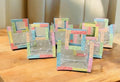 PVC transparent gifting bag with multicolored gota lace border, ideal for return gifts, wedding favours, and festive hampers by Wrap Shap