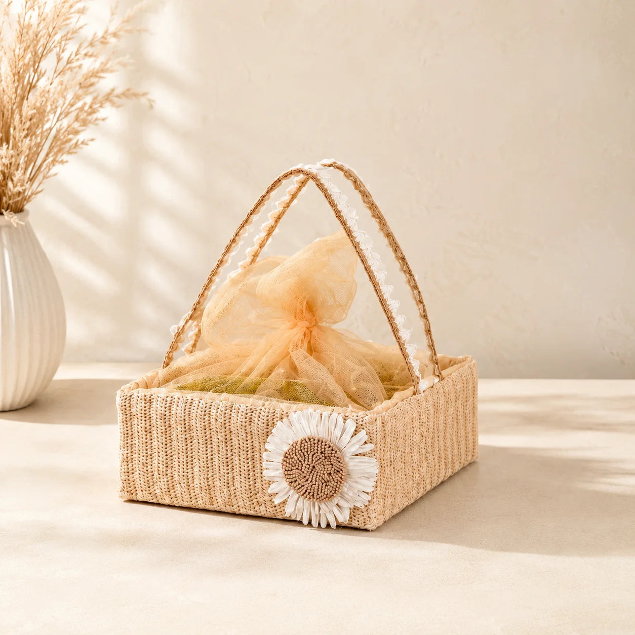Designer Zippo Gold gift basket for Diwali gifting, bridal trousseau, boutique hampers, and premium retail packaging. Wholesale MDF Zippo Gold basket for sweet shops, dry fruit retailers, gourmet brands, corporate gifting companies, exporters, retailers, and event planners.