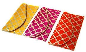 Cross Design Shagun Envelope – Elegant Cash Gift Envelope for Weddings & Special Occasions