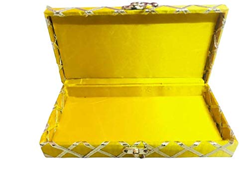 Luxurious Cross Gota Cloth Cash & Gaddi Gift Box - Mixed Colors