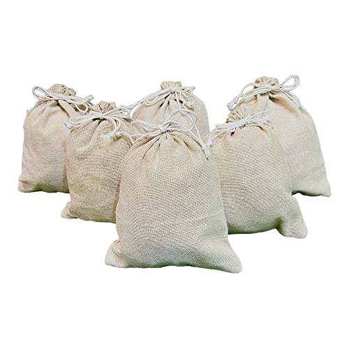 Rustic Elegance Jute Potli Batwa Bags (7" x 9")