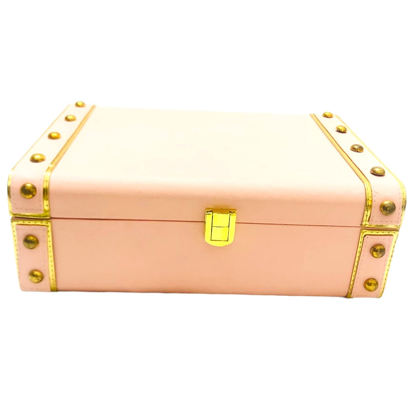 Leatherette MDF Hamper Box - Baby Pink