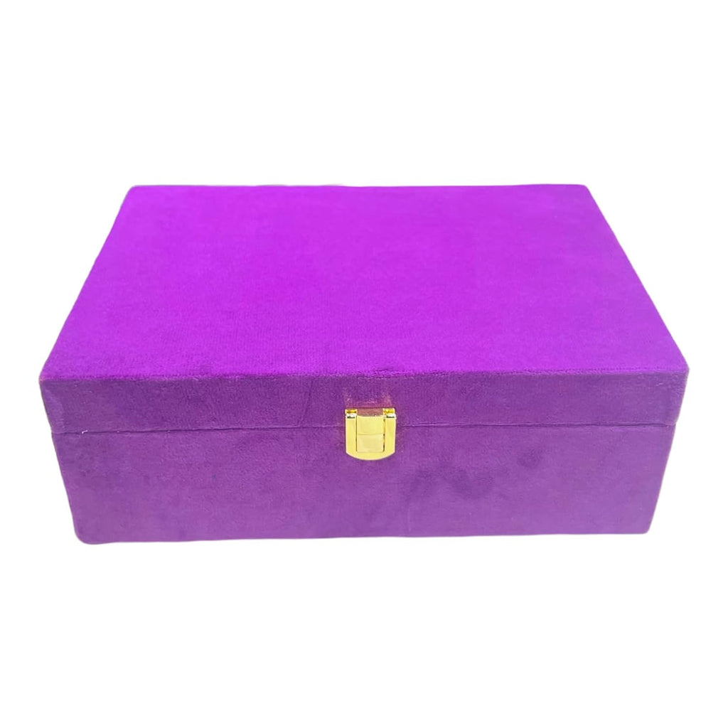 Suede Velvet MDF Empty Gift Box