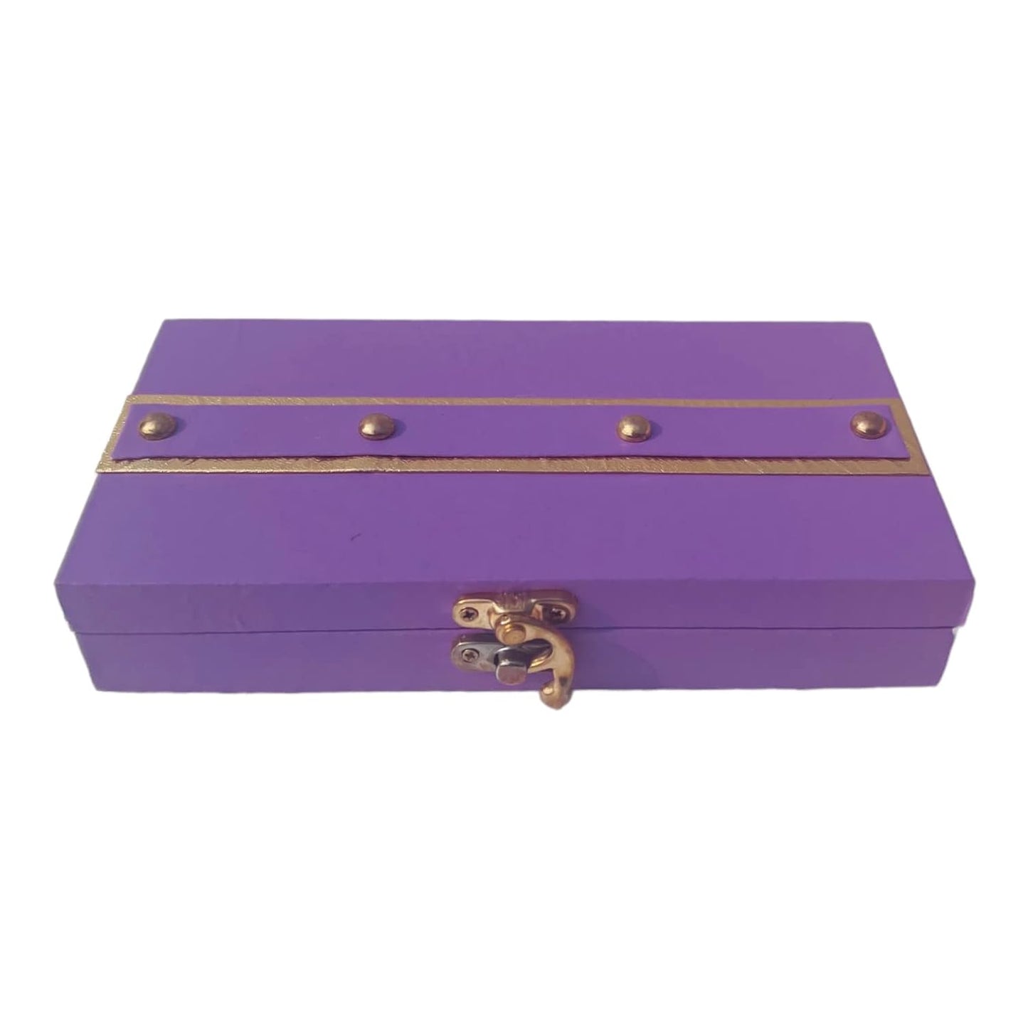 Sophisticated MDF Leatherette Cash & Gaddi Gift Box - Mixed Colors