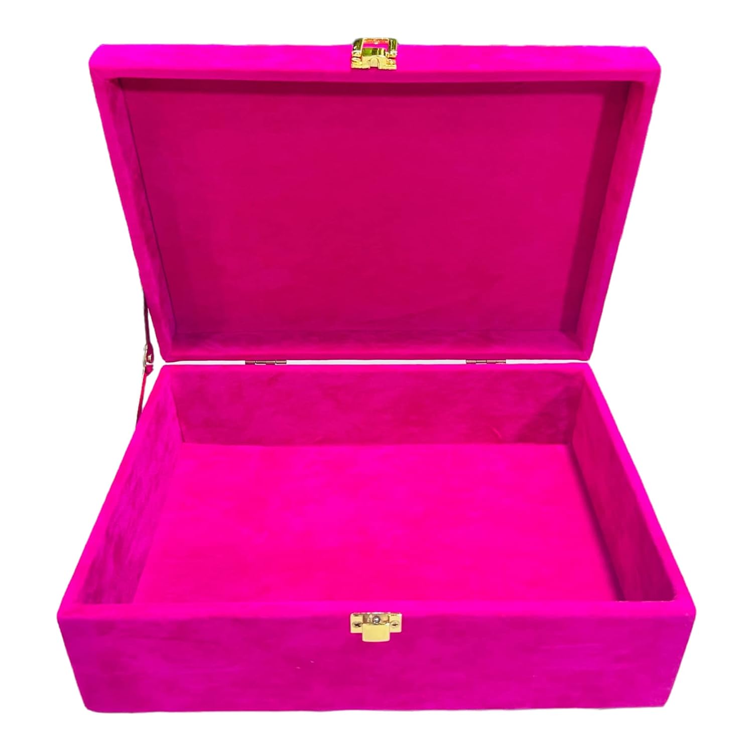 Suede Velvet MDF Empty Gift Box