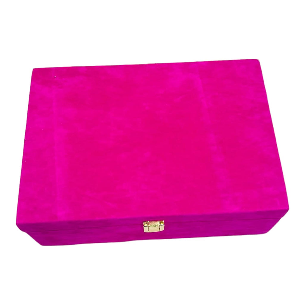 Suede Velvet MDF Empty Gift Box
