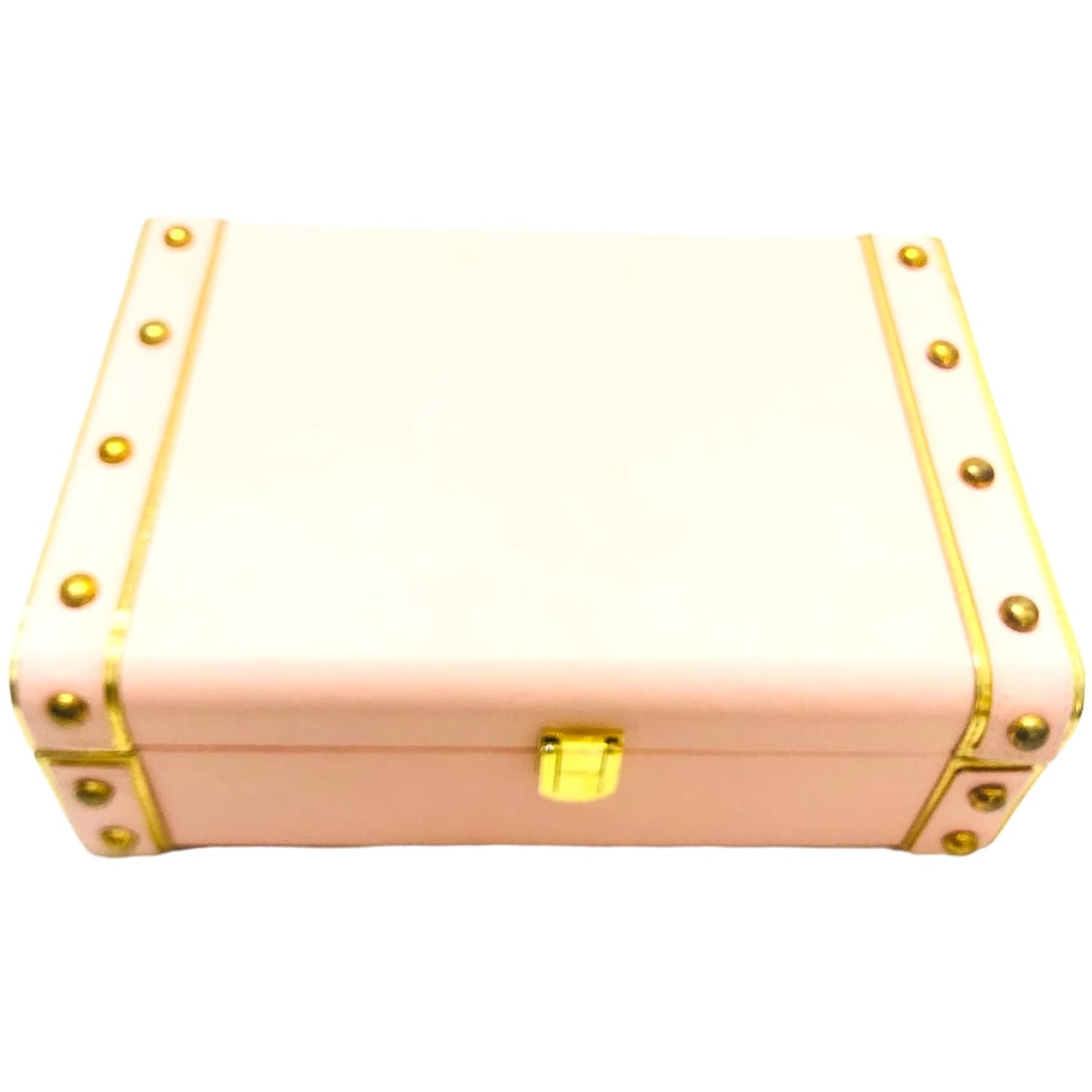 Leatherette MDF Hamper Box - Baby Pink