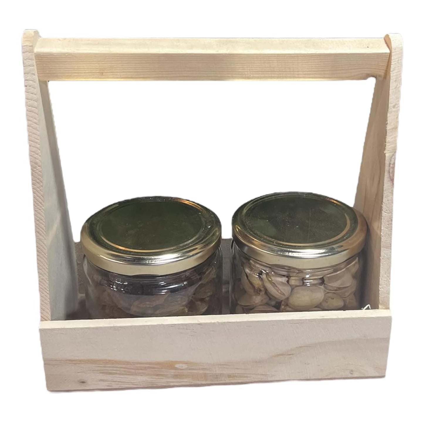 Pinewood Gifting Basket - 2 Jar