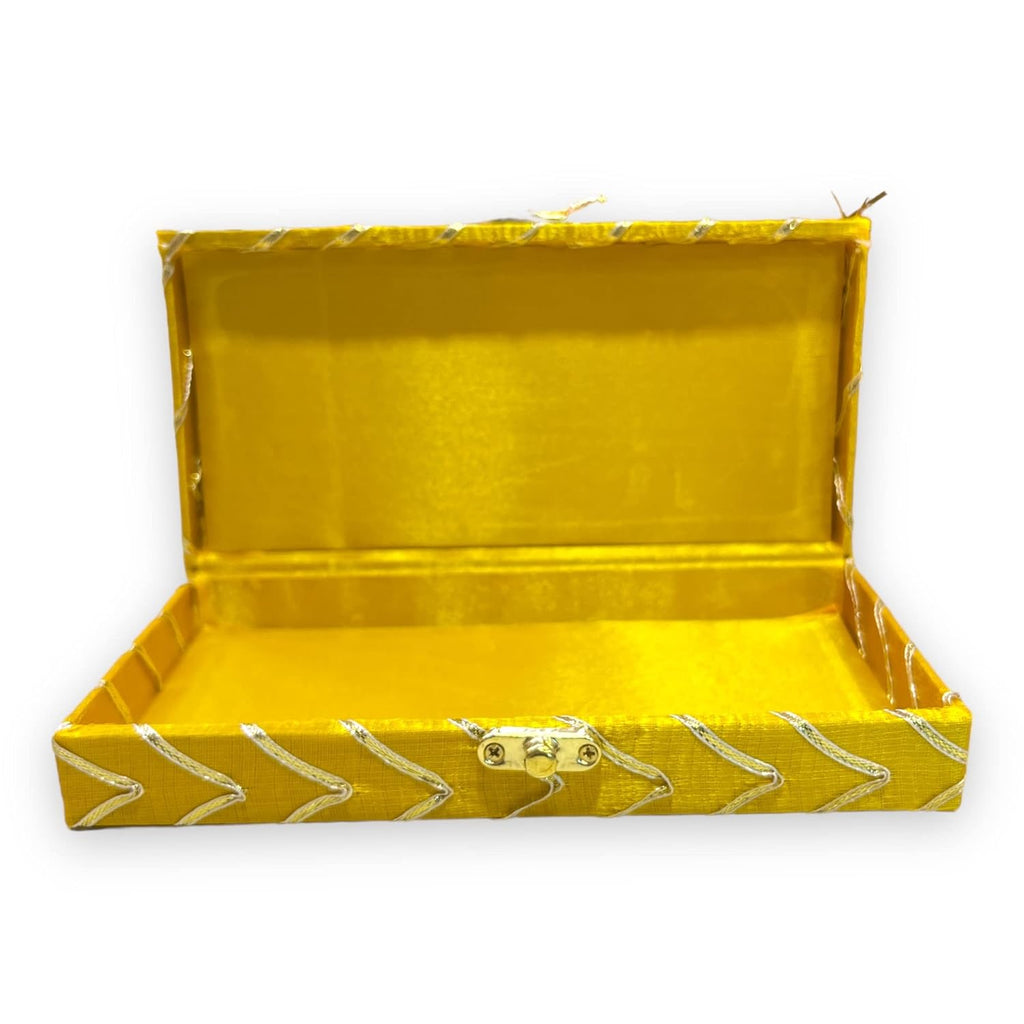 New Leheriya Gota Print Cash or Gaddi Gift Box - Mixed Colors