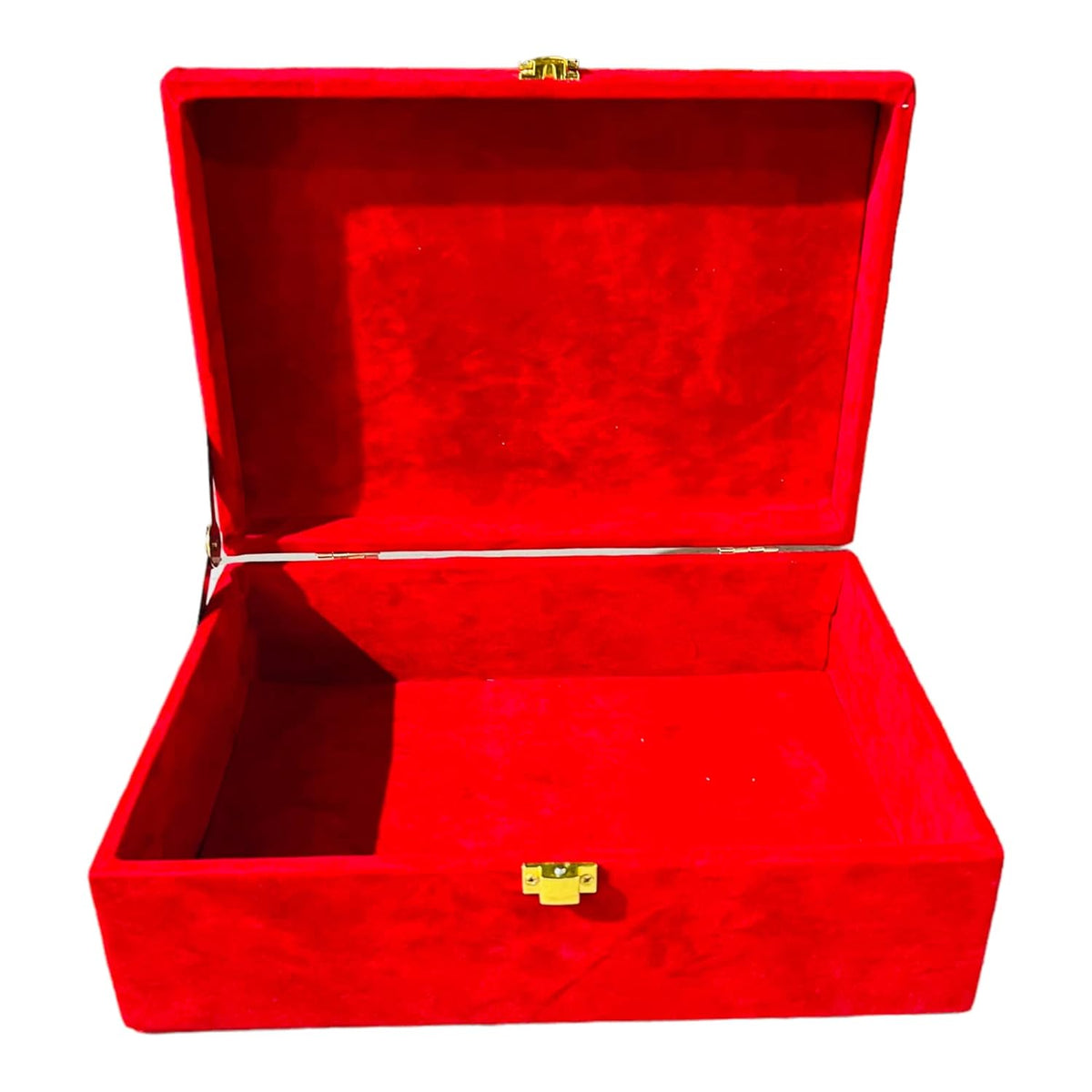 Suede/Velvet Gift Box - Red