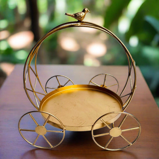 Elegant Metal Carriage Buggy for Gift Presentations - Perfect for Engagements, Birthdays, Diwali, Weddings, and More!