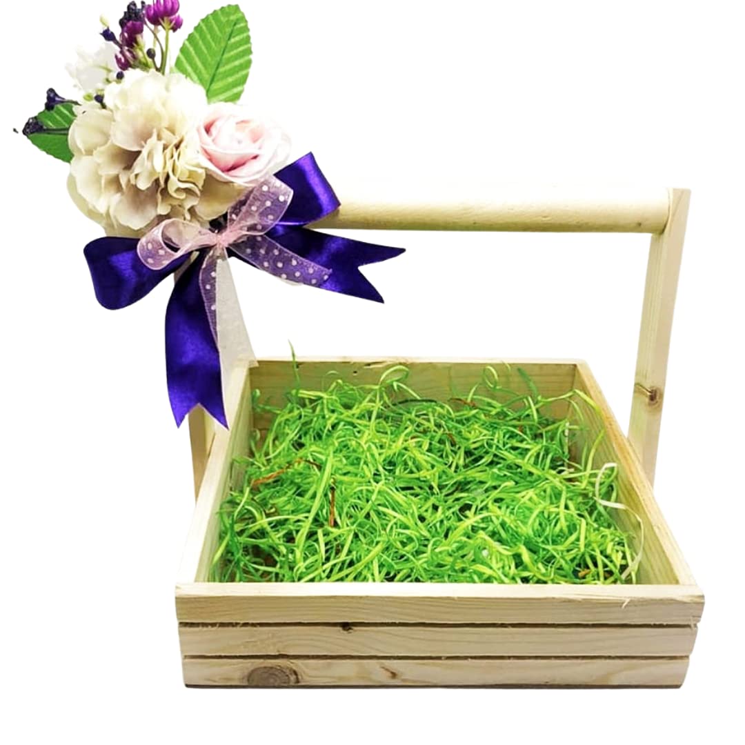 Elegant Pinewood Basket Set - Perfect for Hampers, Gifting, and Festive Occasions