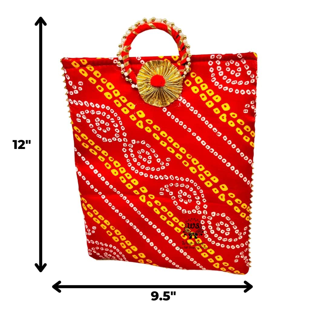 Bandhej Ethnic Potli Handbag