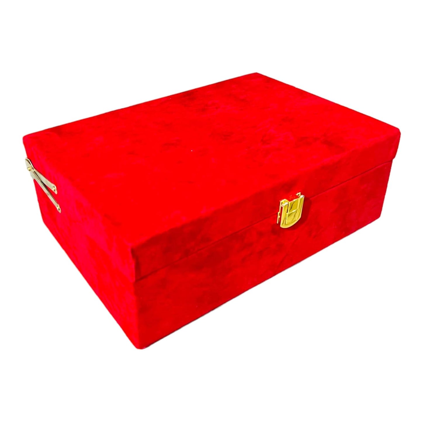 Suede/Velvet Gift Box - Red