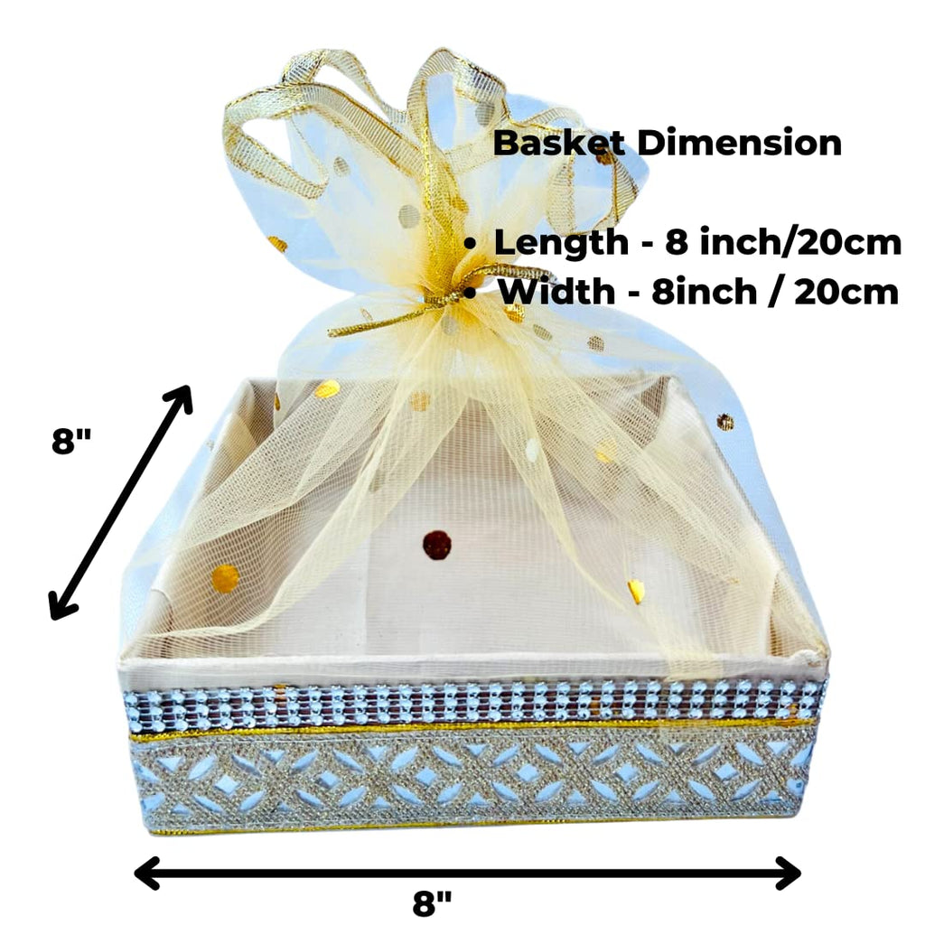 Designer Tokri with for Gift Hamper, Set of 2