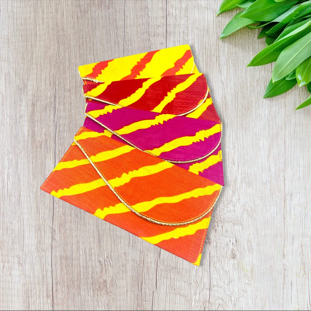 Leheriya Shagun Cash Envelope – Traditional Gift Envelope for Weddings & Festivals