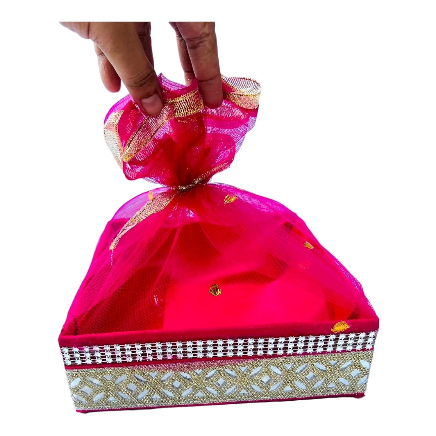 Designer Tokri with for Gift Hamper, Set of 2