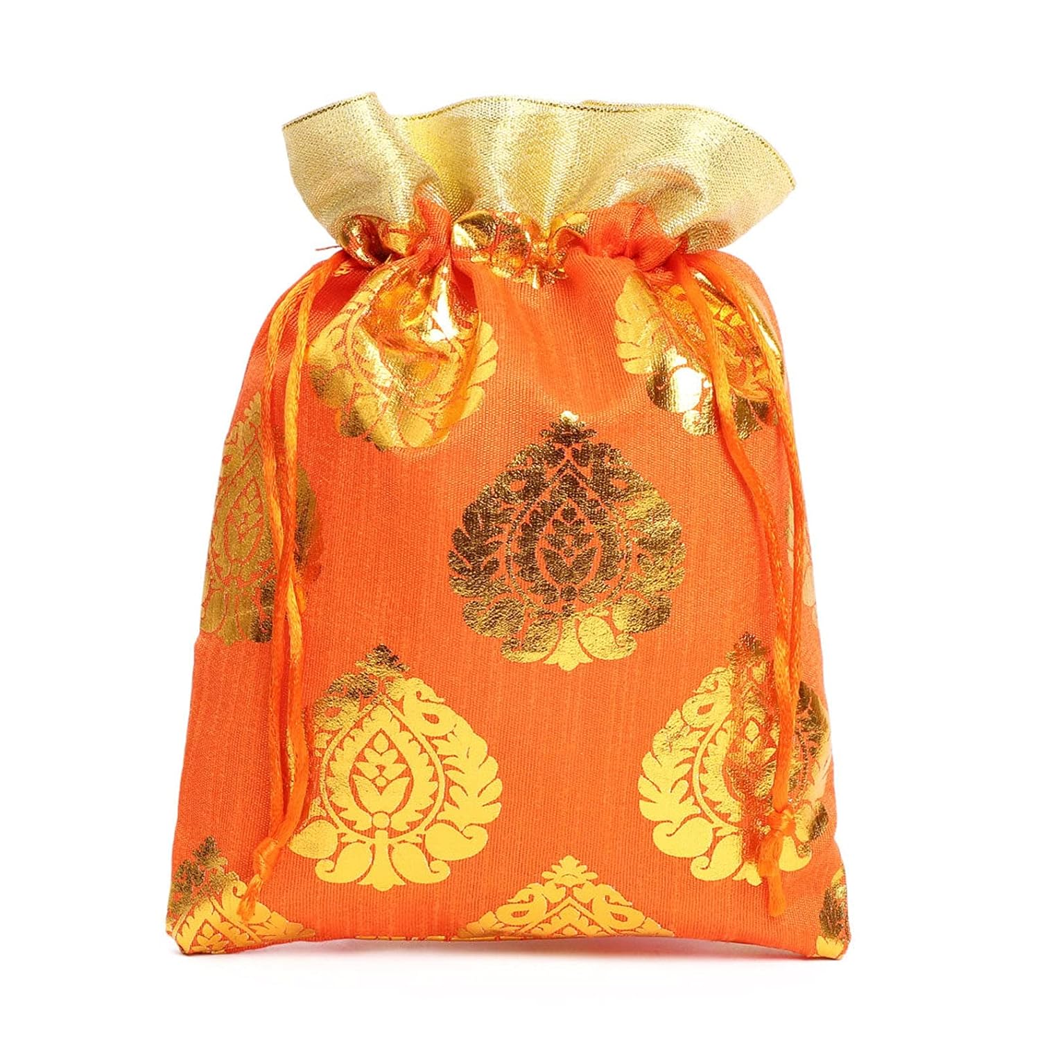 Elegant Paan Print Potli Batwa Bags – Perfect for Return Favors and Gifting Dry Fruits