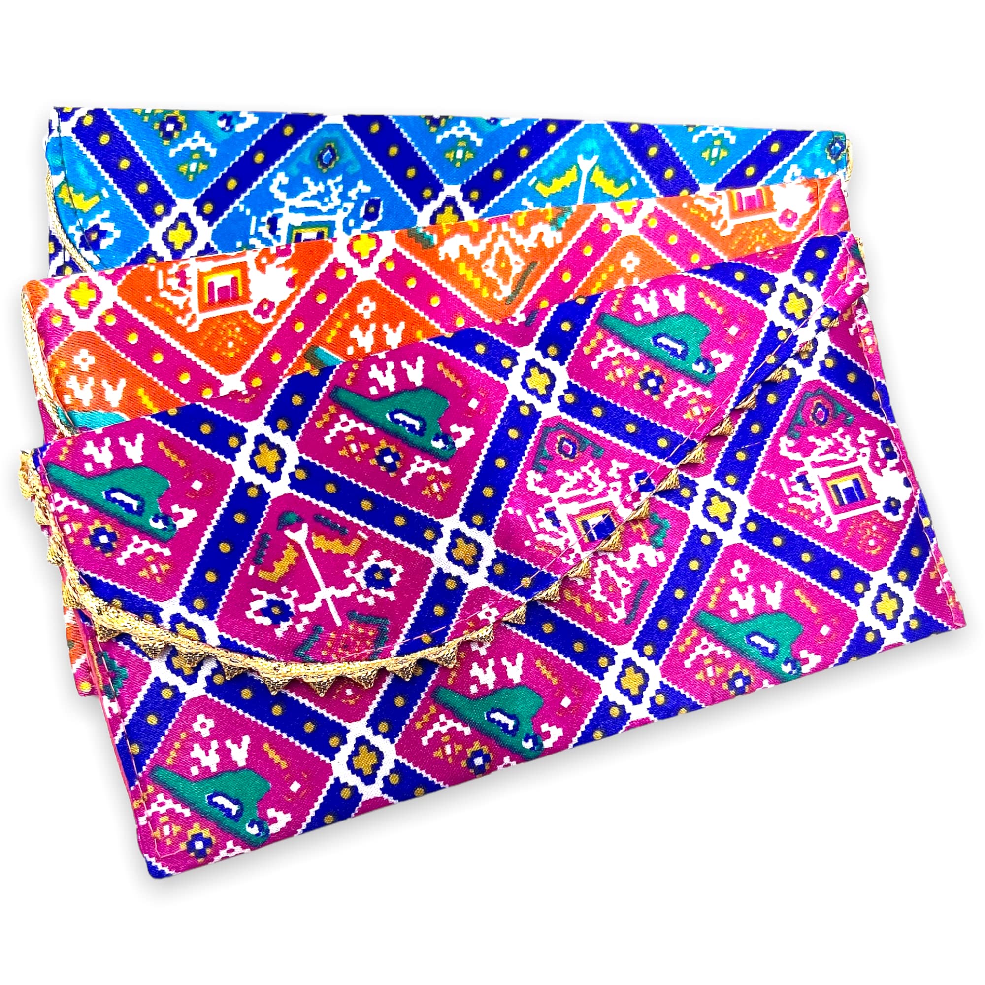 Patola Shagun Envelope – Traditional Money Cash Envelope for Weddings & Festive Gifting