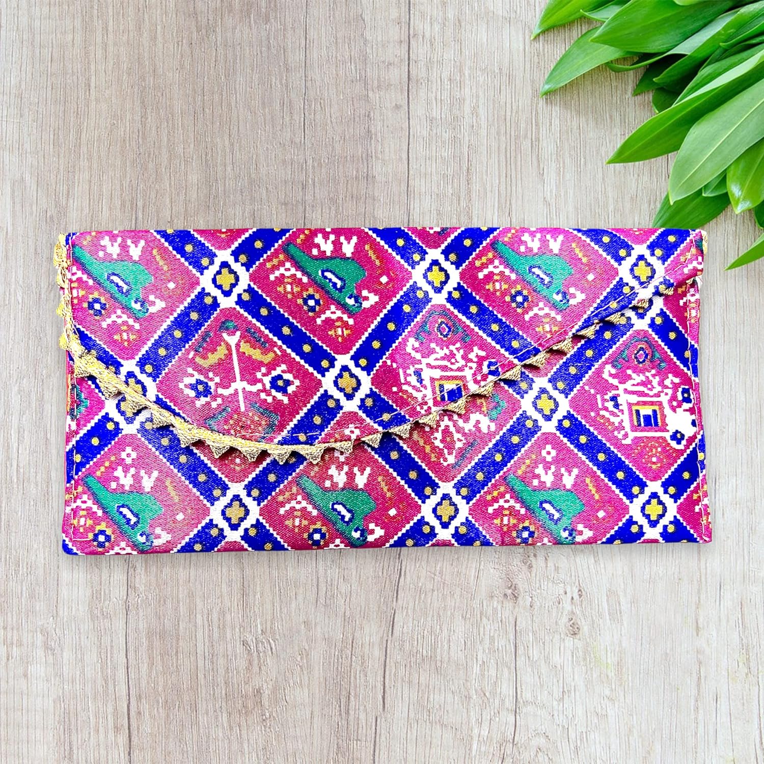 Patola Shagun Envelope – Traditional Money Cash Envelope for Weddings & Festive Gifting